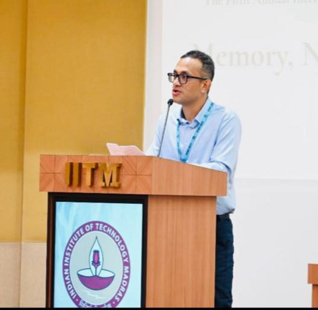 Dr. Avishek Parui, IIT Madras Faculty Advisor